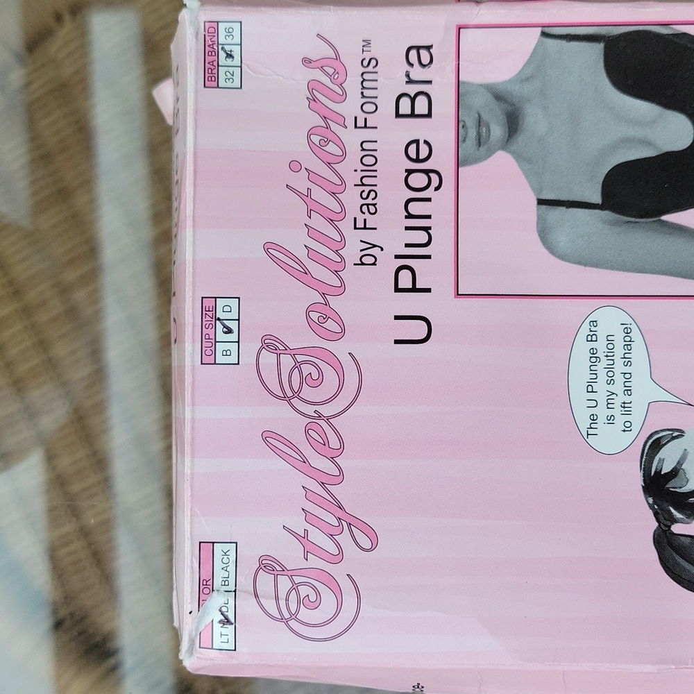 Fashion Forms U plung nude bra 34c - Picture 3 of 8